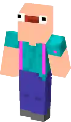 Classic Zombie Noob (Roblox Noob) Minecraft Mob Skin