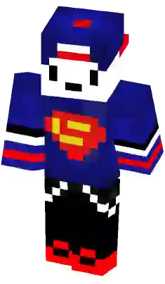 Superman 1940 photo realista Minecraft Skin