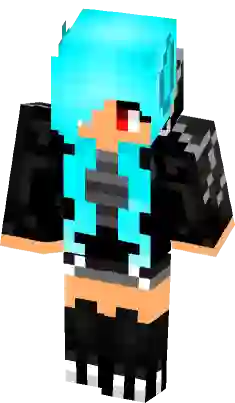 Blue Ender Dragon, Minecraft Skin