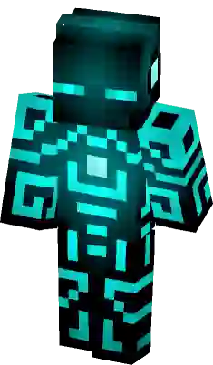 Cool Blue Enderman Wallpaper