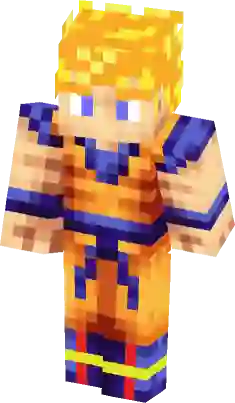 Son Goku Super Saiyan God Revamp Dragon Ball Super Minecraft Skin