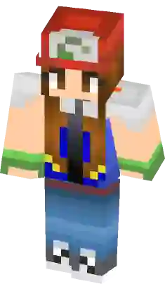 Pokemon - Ash Ketchum [Alola] Minecraft Skin