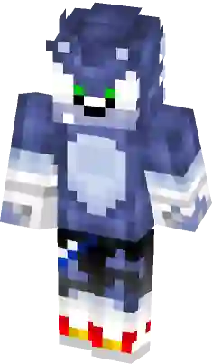 Steam the Hedgehog (Original Design) Minecraft Skin