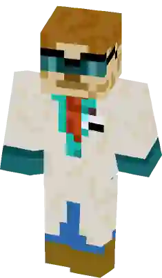 scp scientist Minecraft Mob Skin