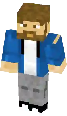 blue herobrine  Minecraft Skin