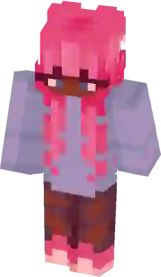 Pink hair girl #Minecraft #Skins #minecraftskin #minecraftskins Pink hair  girl #Minecraft #Skins #minecraftskin #minecraftskins