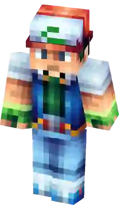 Pokemon - Ash Ketchum [Alola] Minecraft Skin