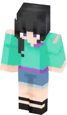 Minecraft Skin, vulpini, herobrine, Ponytail, minecraft Mods