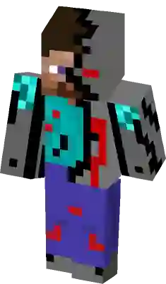 Terminator Steve Minecraft Skin