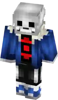 Killer sans statue in minecraft!