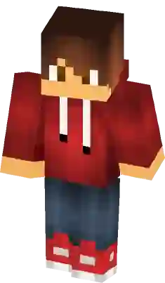 Cool red hoodie boy Minecraft Skins