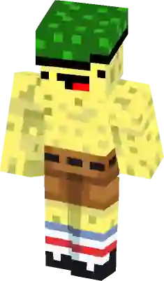 Bob esponja calça quadrada Minecraft Skin