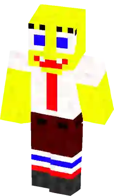 Bob esponja realista Minecraft Skin