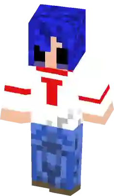 Sonic exe 2D Minecraft Skin