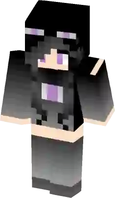 minecraft enderman skin purple eyes