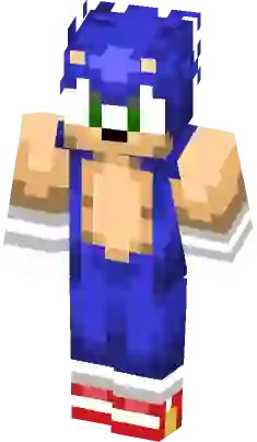 Sonic the Hedgehog Minecraft Skin