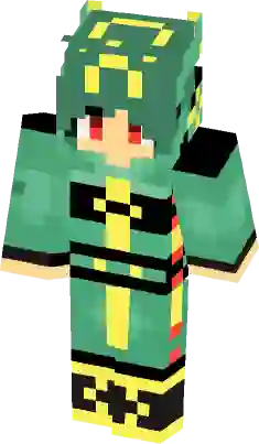 Mega Rayquaza Shiny Minecraft Skin