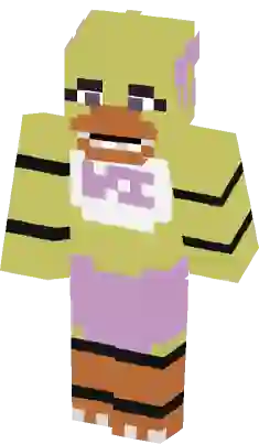 Fnaf 2 Withered Chica Minecraft Skin