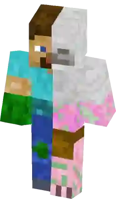 I mix Minecraft skins as a hobby and I mixed techno blade and