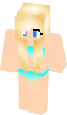 Blondie Leather Pants & Top Insta Model Minecraft Skin