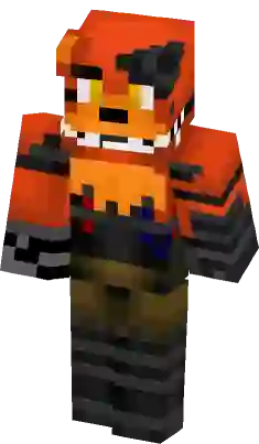 Withered Foxy  FNaF 2 Minecraft Skin