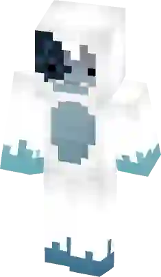 Skincraft! Minecraft Poki Yeti Skin! 