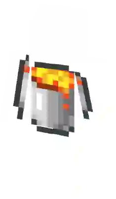 minecraft lava bucket pixel art