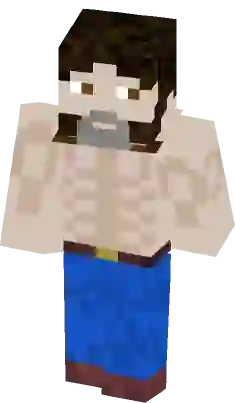 Herobrine With Beard and New Clothes Minecraft Skin