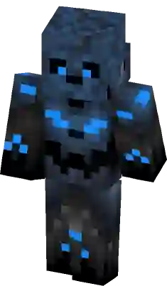 Blue enderman, Minecraft Skin