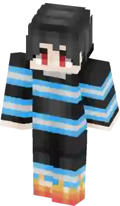 Joker from anime Fire Force Minecraft Skin