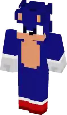 Sonic exe 2D Minecraft Skin