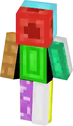 Roblox Noob Minecraft Pe Skins - Skin Minecraft Fire And Water Png,Roblox  Noob Png - free transparent png images 