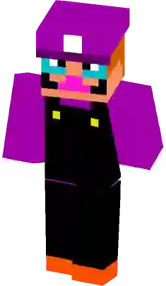 waluigi minecraft skin