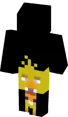 Fnaf 2 Withered Chica Minecraft Skin