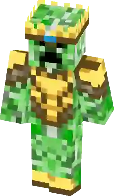 minecraft skins creeper king