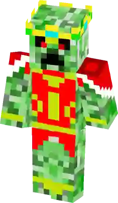 minecraft skins creeper king