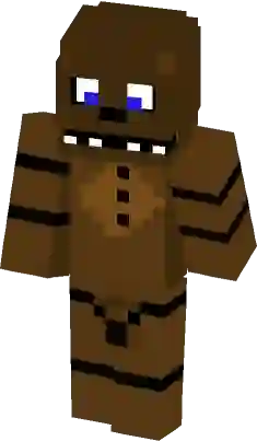 Stage 01 Fredbear / Golden Freddy Minecraft Skin