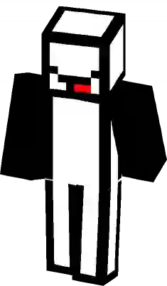 Box man with poker face Minecraft Skin
