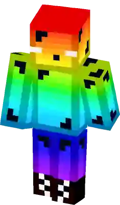 rainbow slime minecraft skin