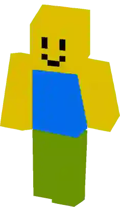 ROBLOX Old Noob Skin - Green, Blue & Yellow. Minecraft Skin