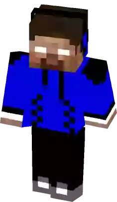 blue herobrine  Minecraft Skin