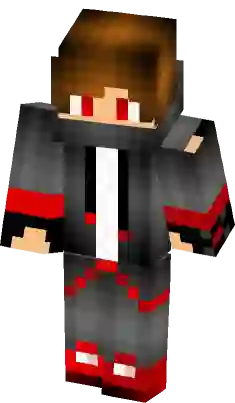 minecraft red creeper skin