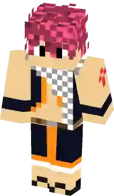 Natsu Dragneel (fairy tail) Minecraft Skin