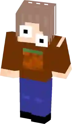 Steve Holding A Grass Block, Minecraft Skin