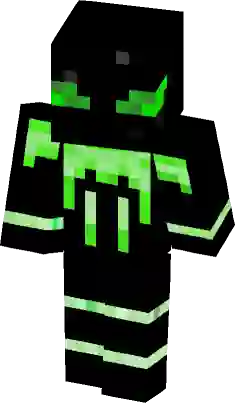 Neon Creeper - Mcpe Classic Minecraft Skin