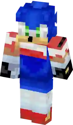 Steam the Hedgehog (Original Design) Minecraft Skin