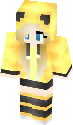 pikachu girl minecraft skin