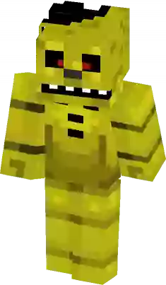 Stage 01 Fredbear / Golden Freddy Minecraft Skin