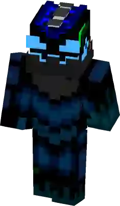 me skin of herobrine cool  Minecraft skins blue, Minecraft skins