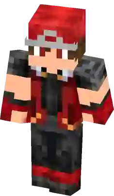 Pokemon trainer Red Minecraft Skin